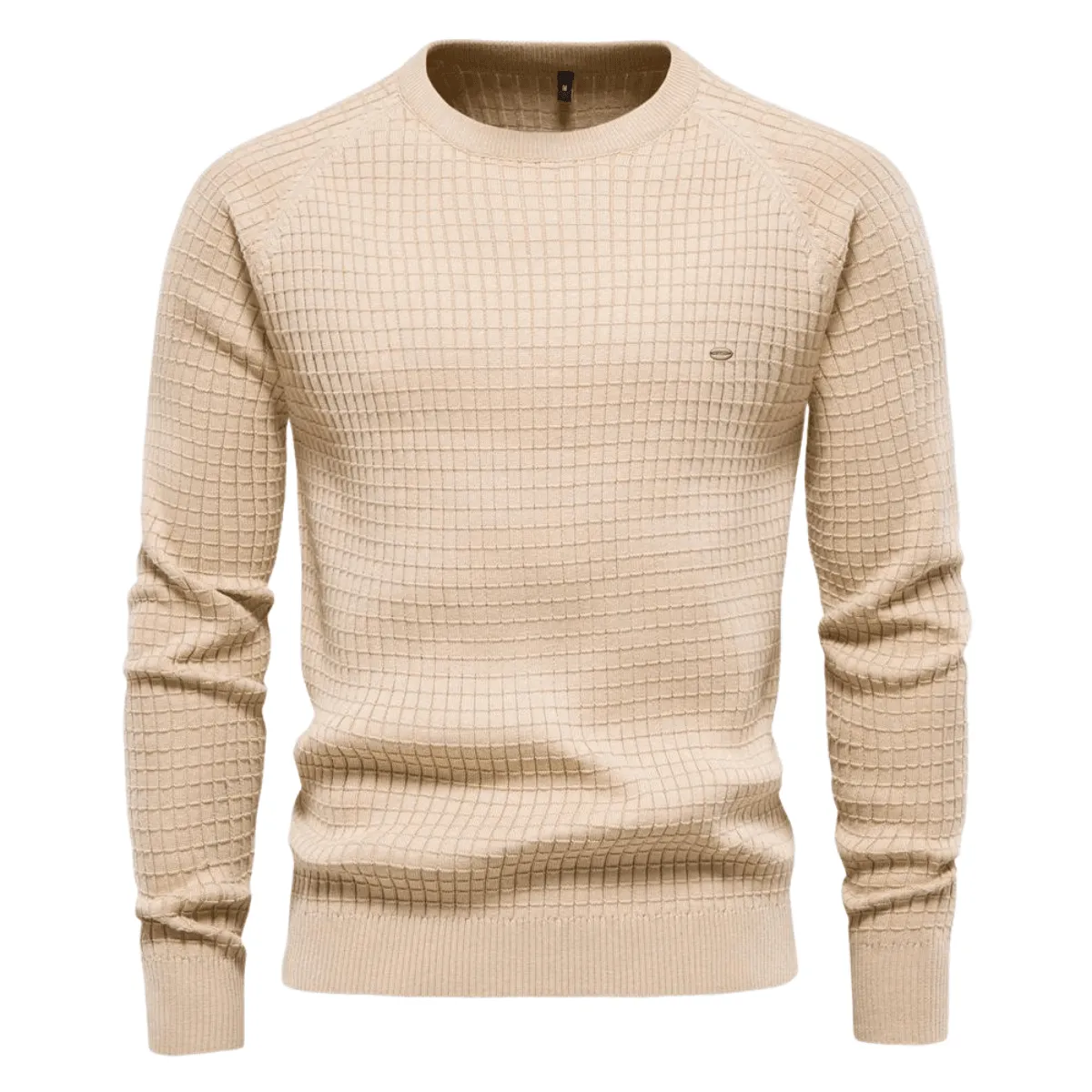 100% Cotton Men's Waffle Sweaters