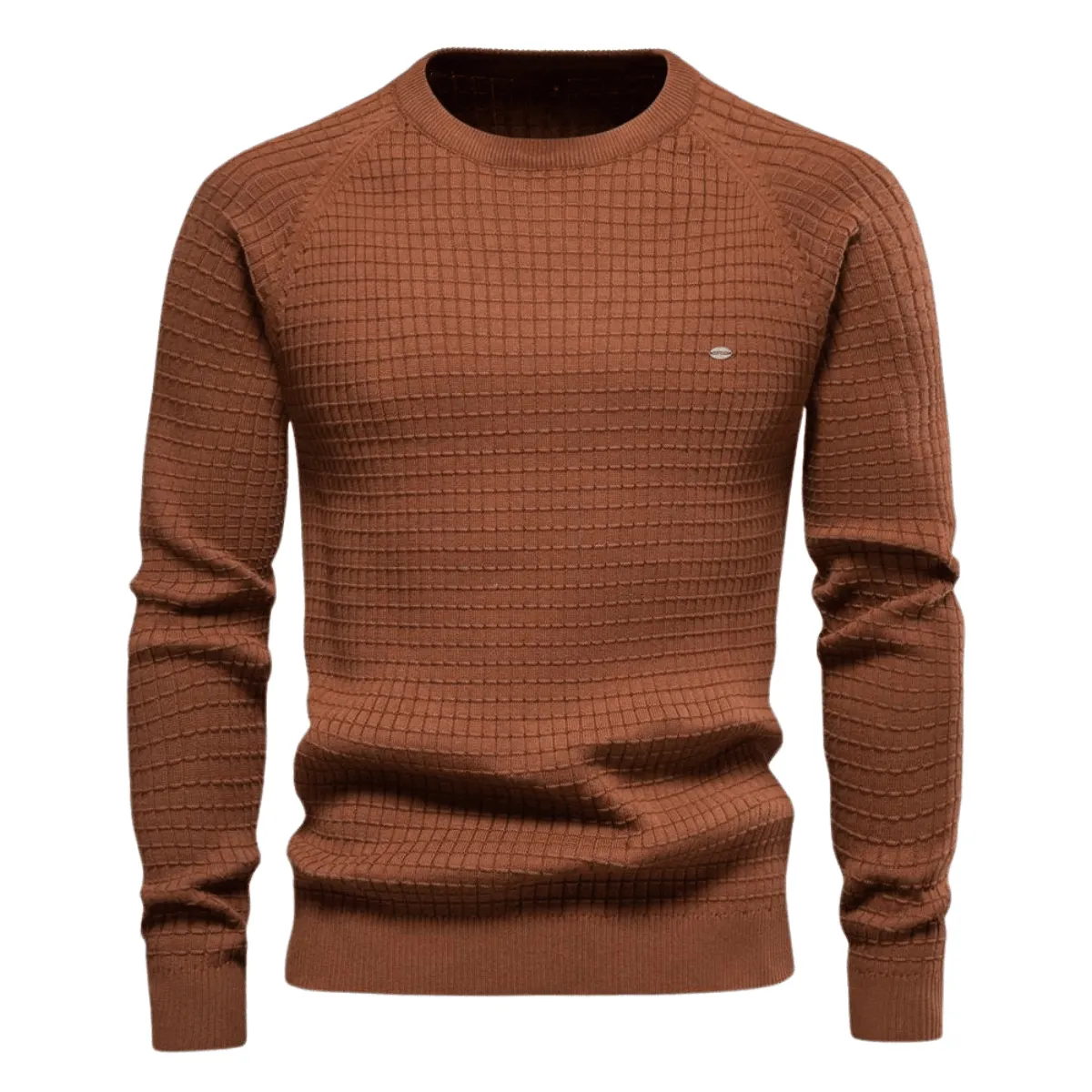 100% Cotton Men's Waffle Sweaters