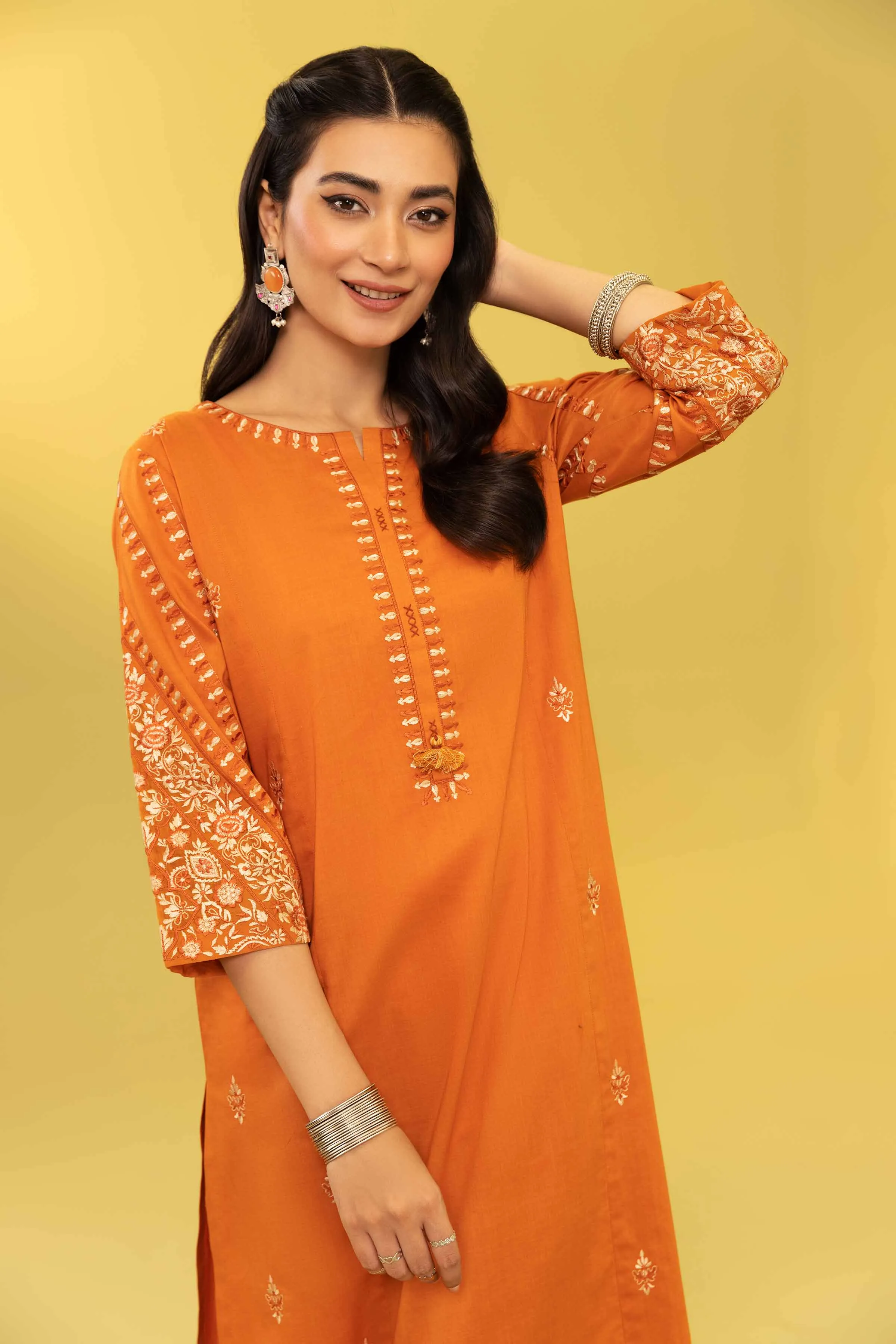 2 Piece - Embroidered Suit - PS23-298