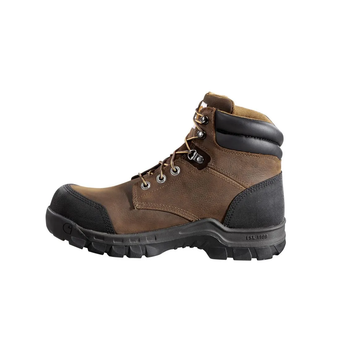 6" Rugged Flex Waterproof Composite Toe Work Boot Brown