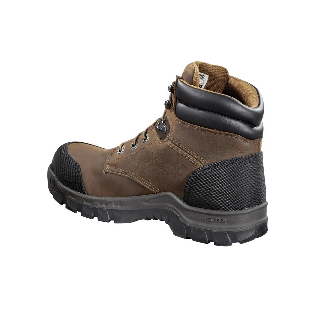 6" Rugged Flex Waterproof Composite Toe Work Boot Brown