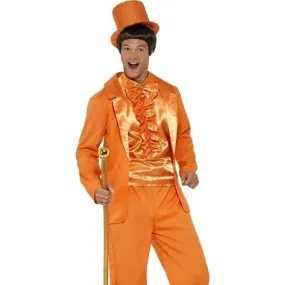 90s Stupid Dumb Dumber Tuxedo Costume Lloyd Orange Suit