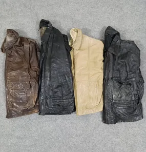 #96 Premium Leather Bomber Jackets -29