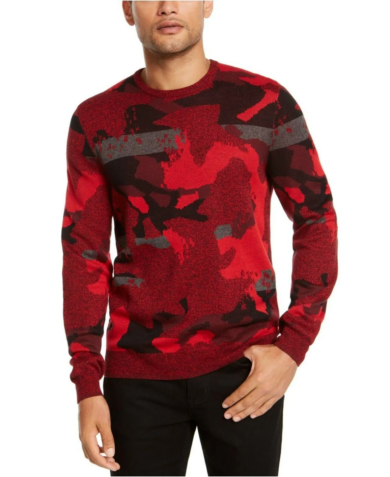 Alfani Men Rib Crewneck Sweater