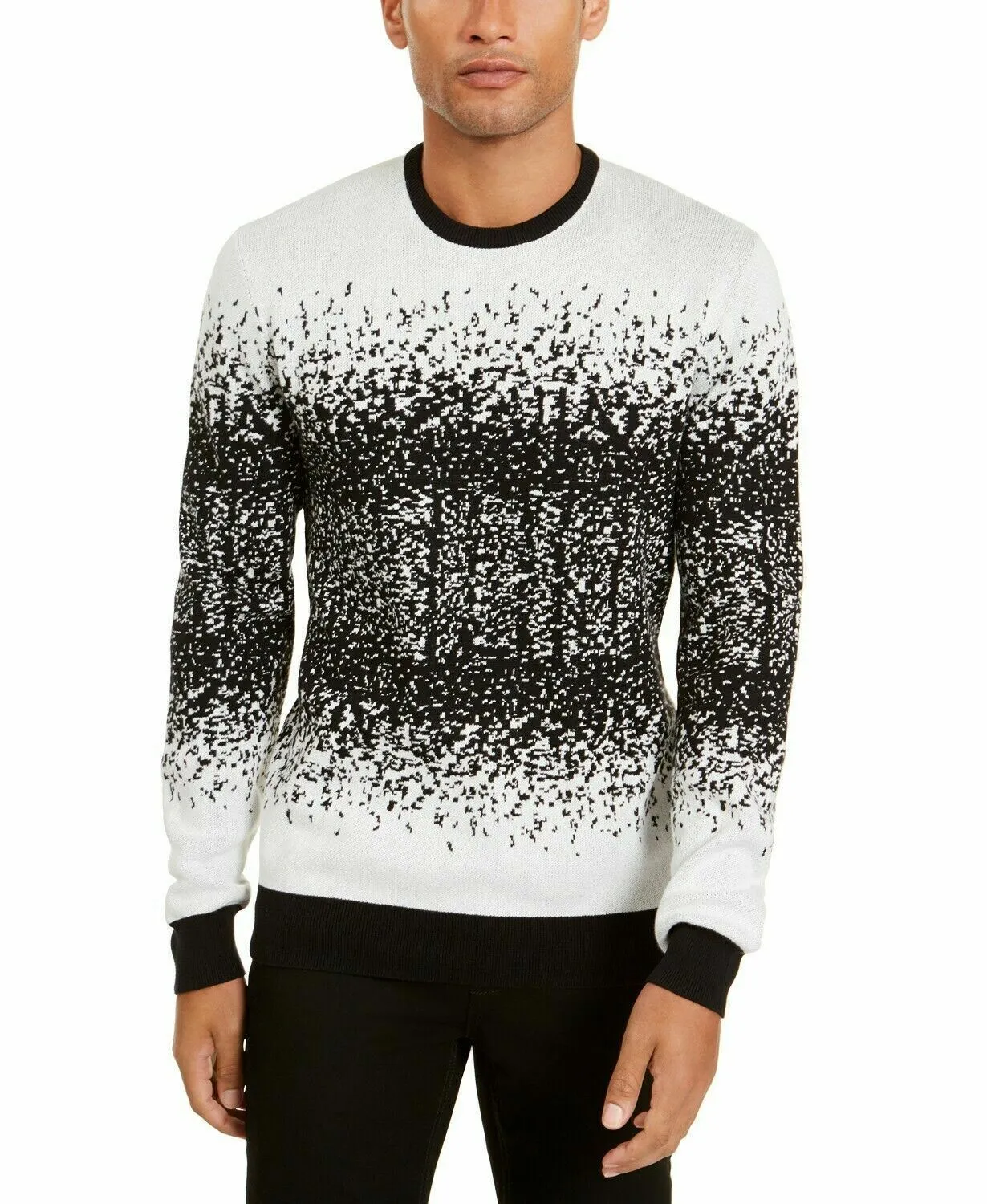 Alfani Men Rib Crewneck Sweater