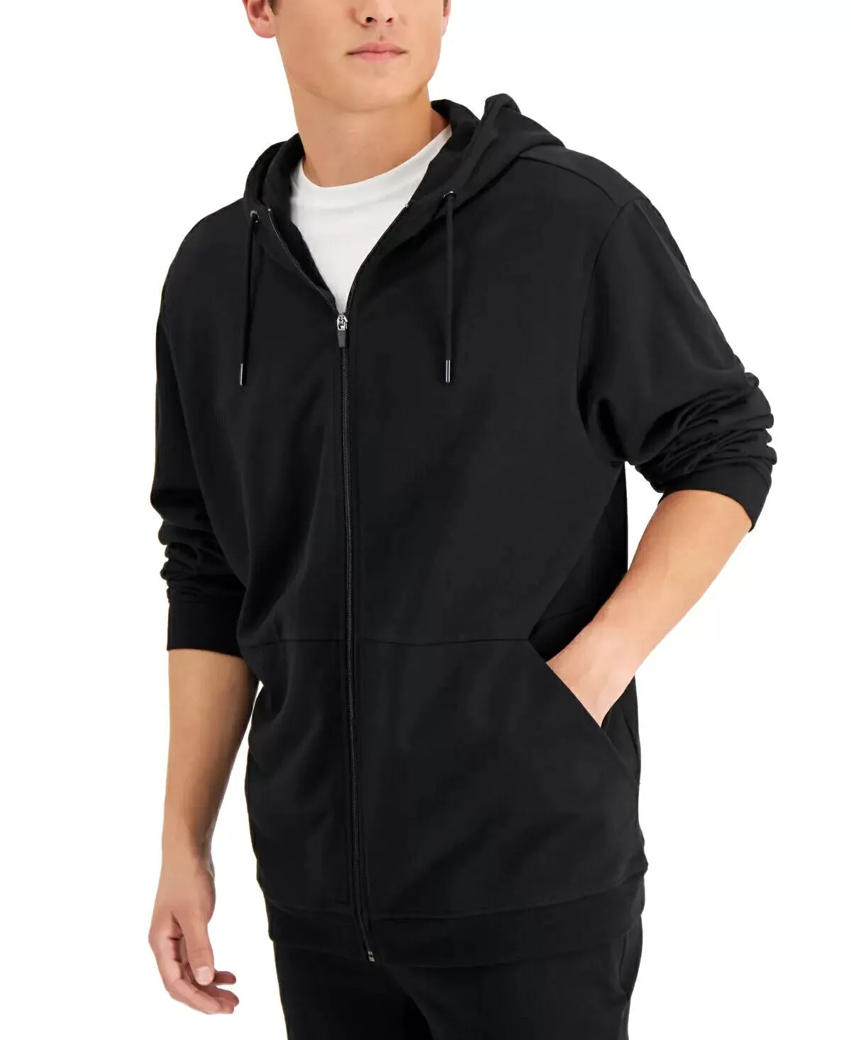 Alfani Mens Mendoza Zip Hoodie