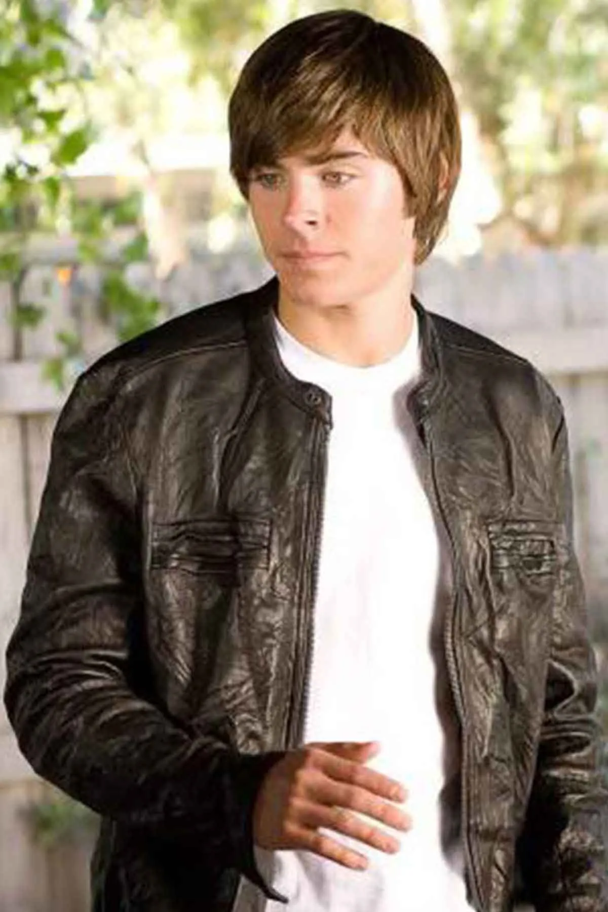 Amazing Zac Efron 17 Again Leather Jacket | Zac Efron Bomber Jacket