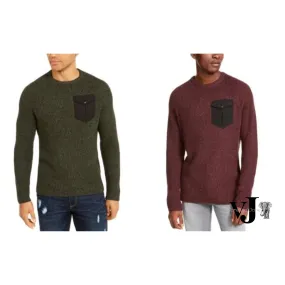 American Rag Mens Crewneck Pocket Sweater