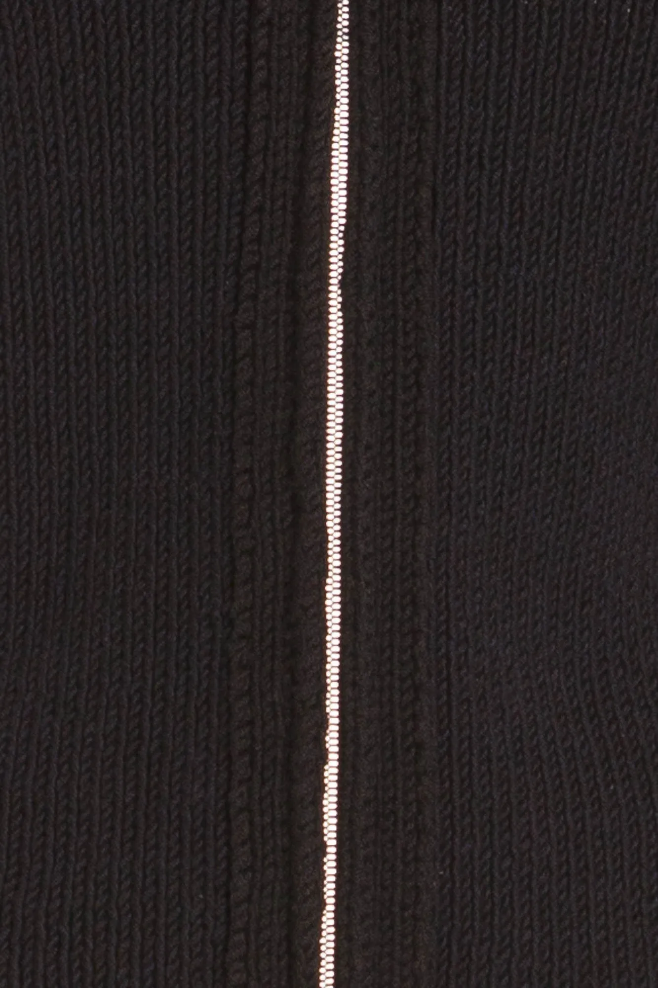 Authentic Hermes - Black Long Sleeve Zip Up Sweater - XL