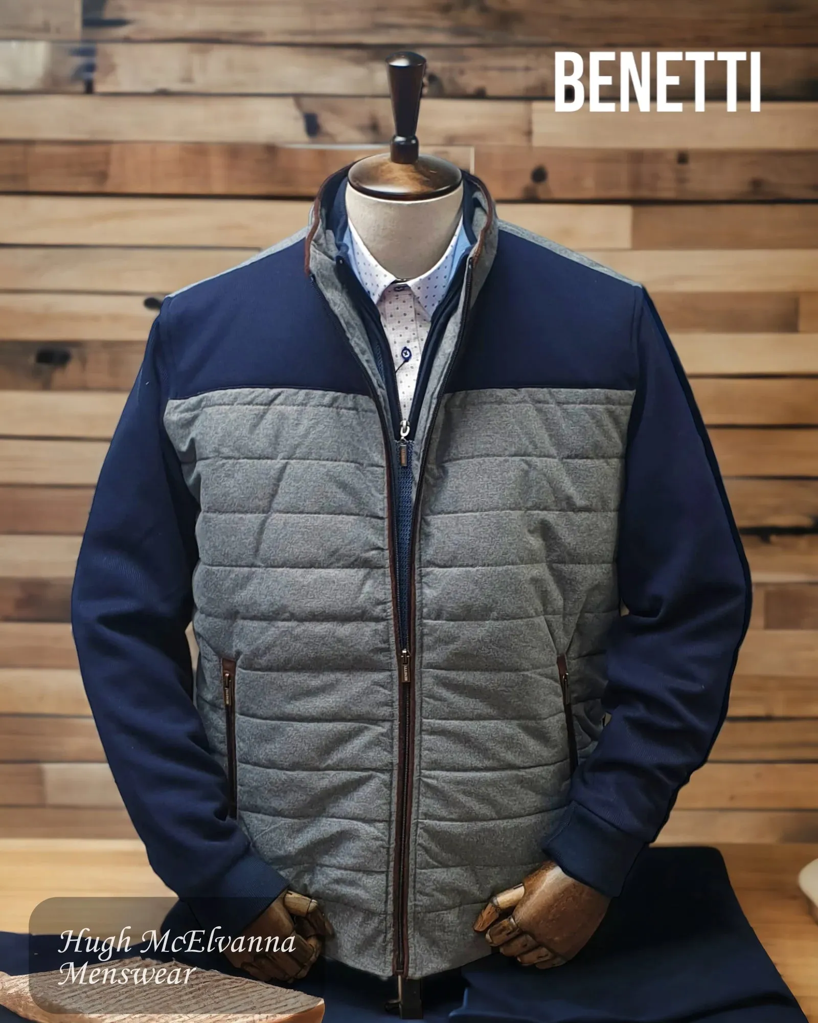 Benetti 'FLOYD' Grey Casual Jacket