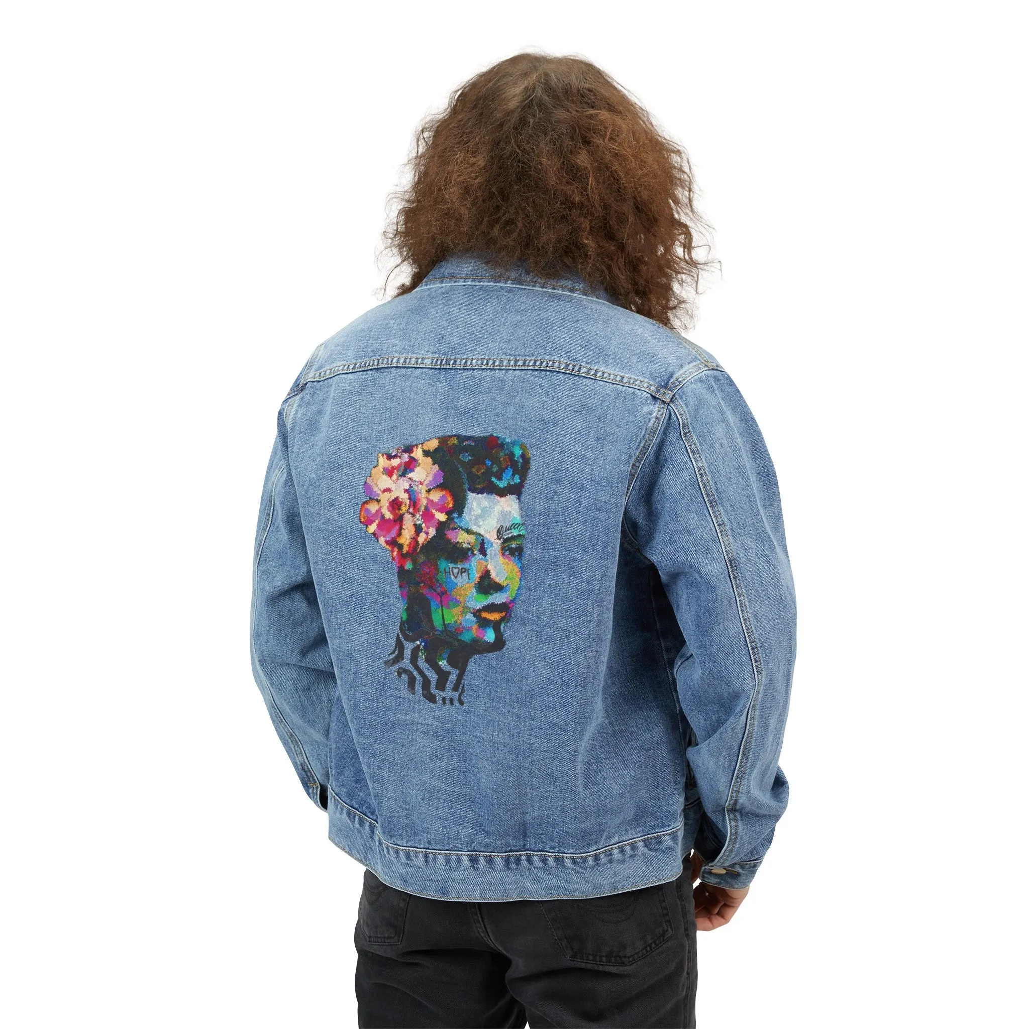 Billie Holiday Men's Denim Jacket HUE MAN Collective