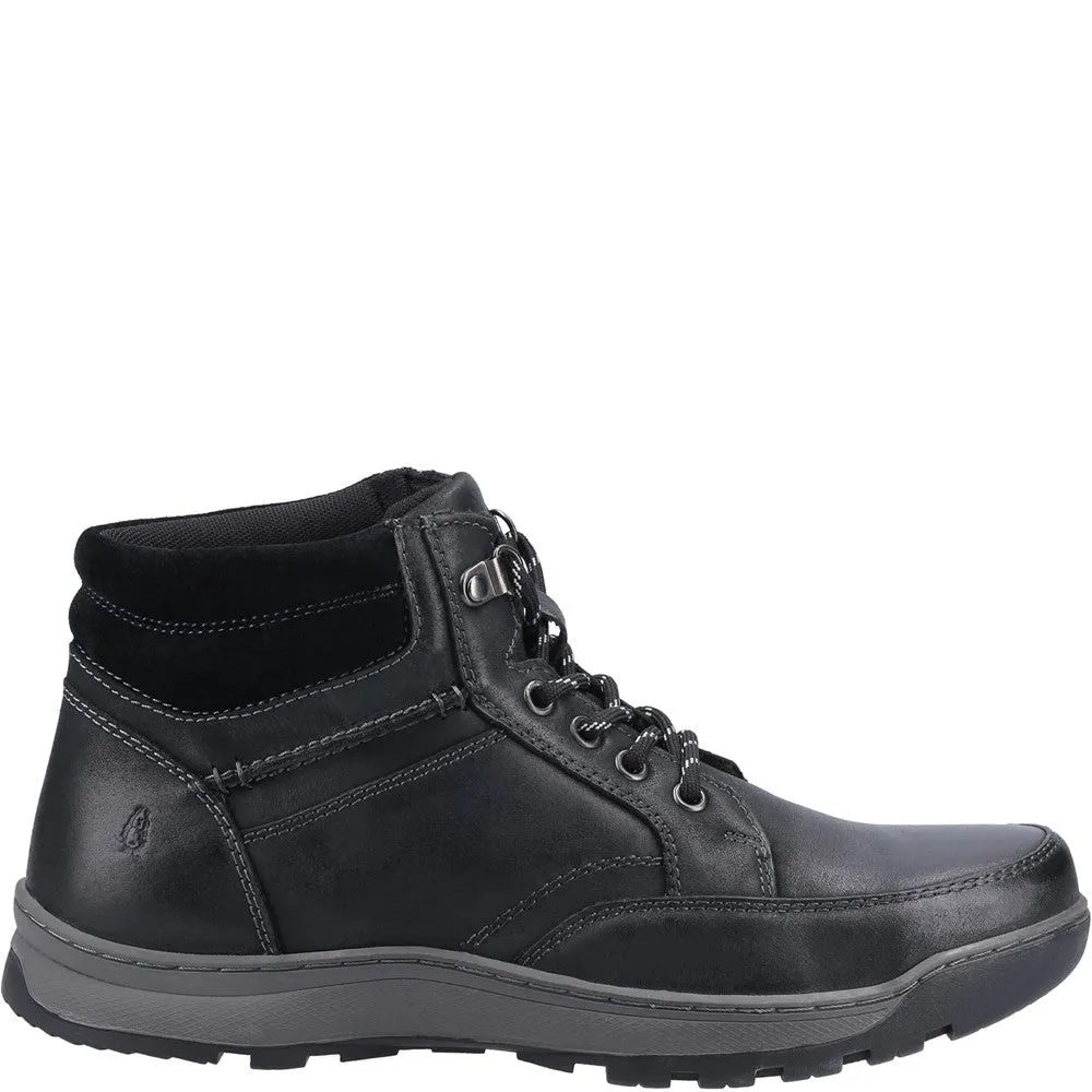 Black Grover Lace-Up Boots