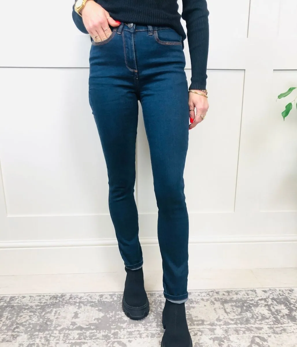 Blue Stretch Slim Leg Jeans