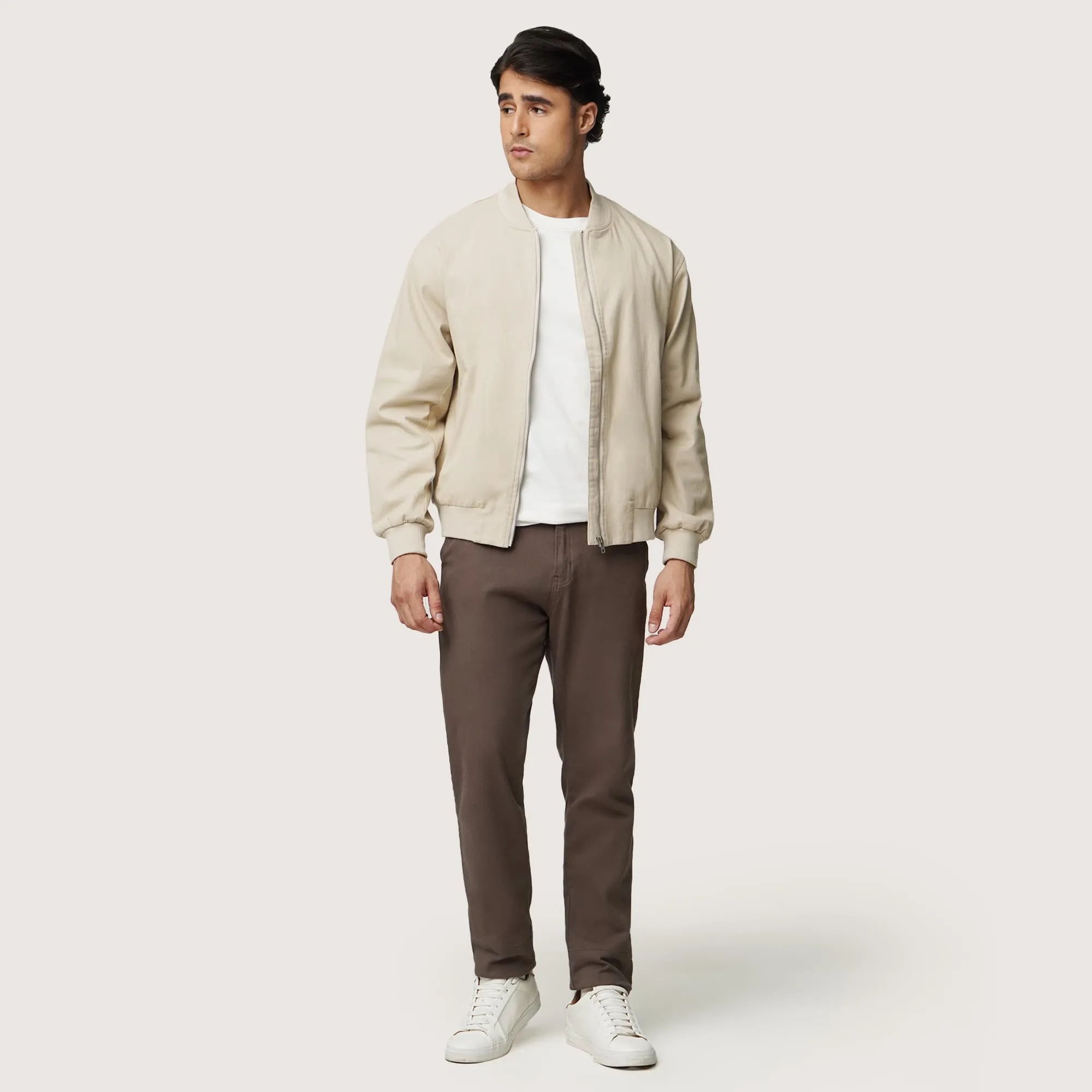 Bomber Jacket In Twill