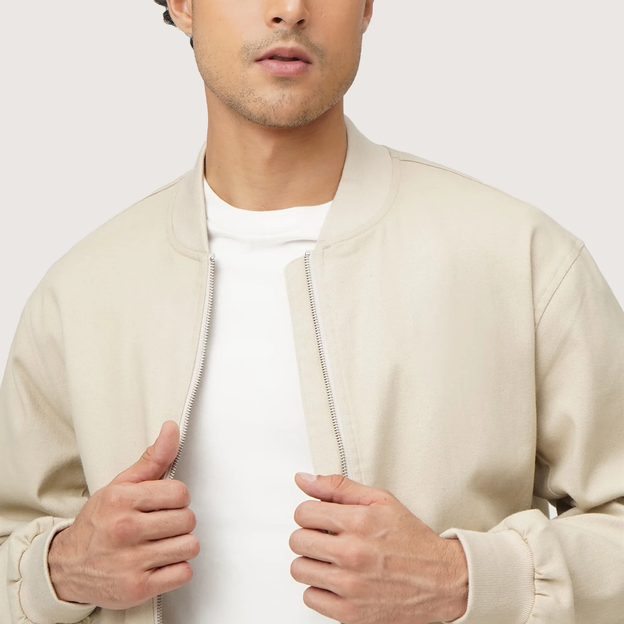 Bomber Jacket In Twill