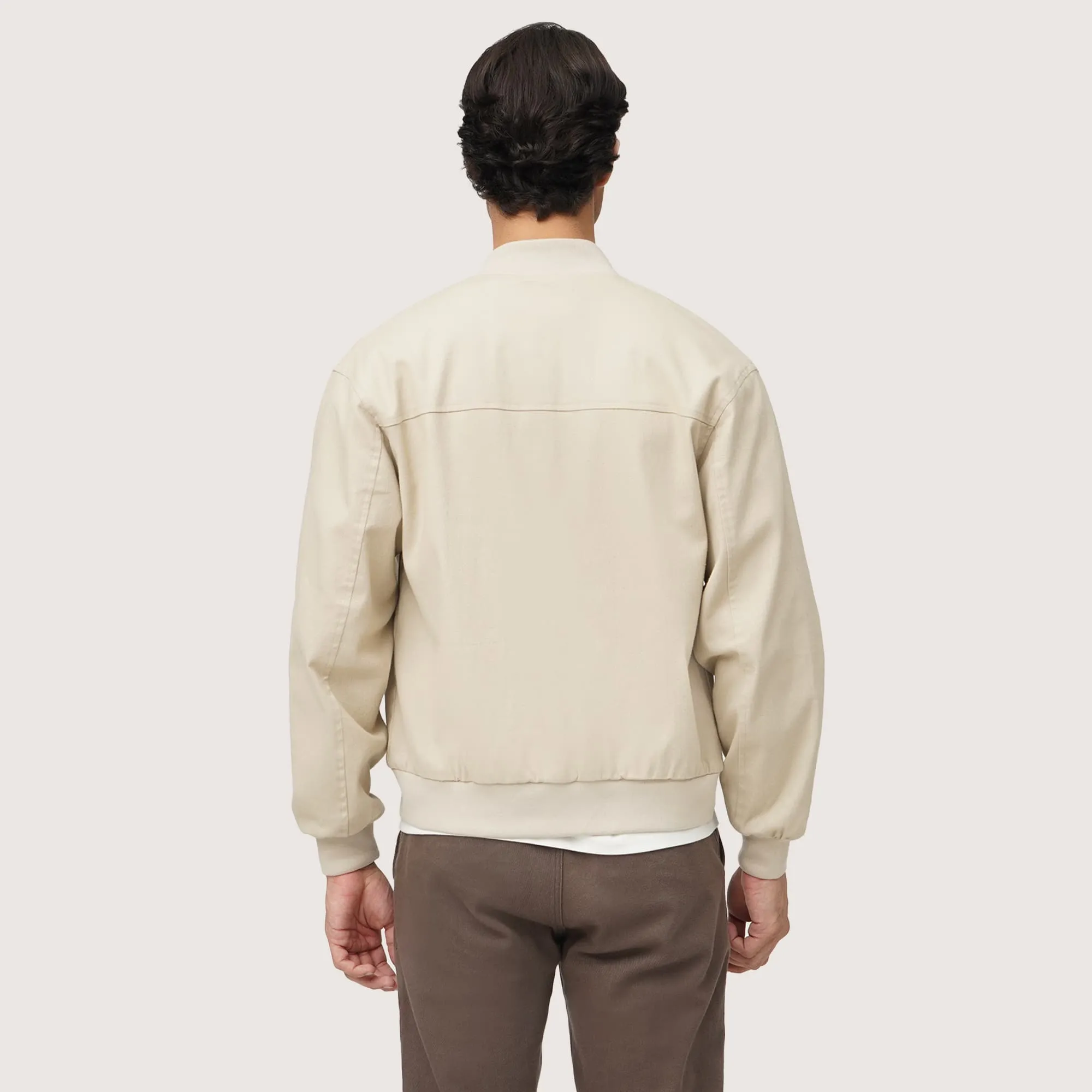 Bomber Jacket In Twill