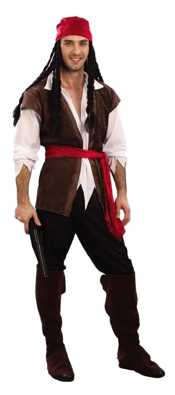 Caribbean Pirate Tropical Sea Raider Fancy Dress