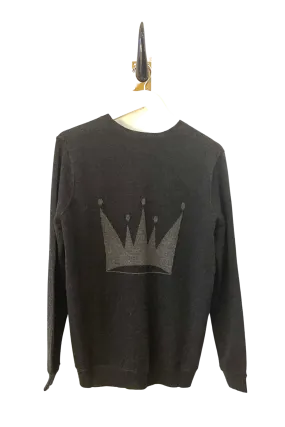 Cashmere Crown Sweater Coal