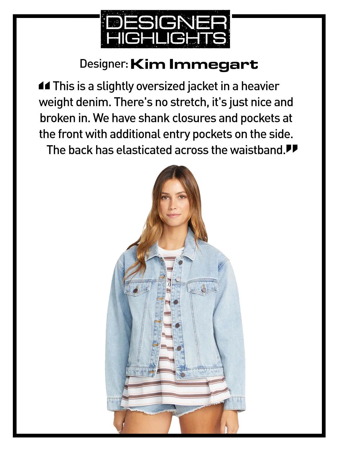 Coco Ho Denim Jacket - Ice