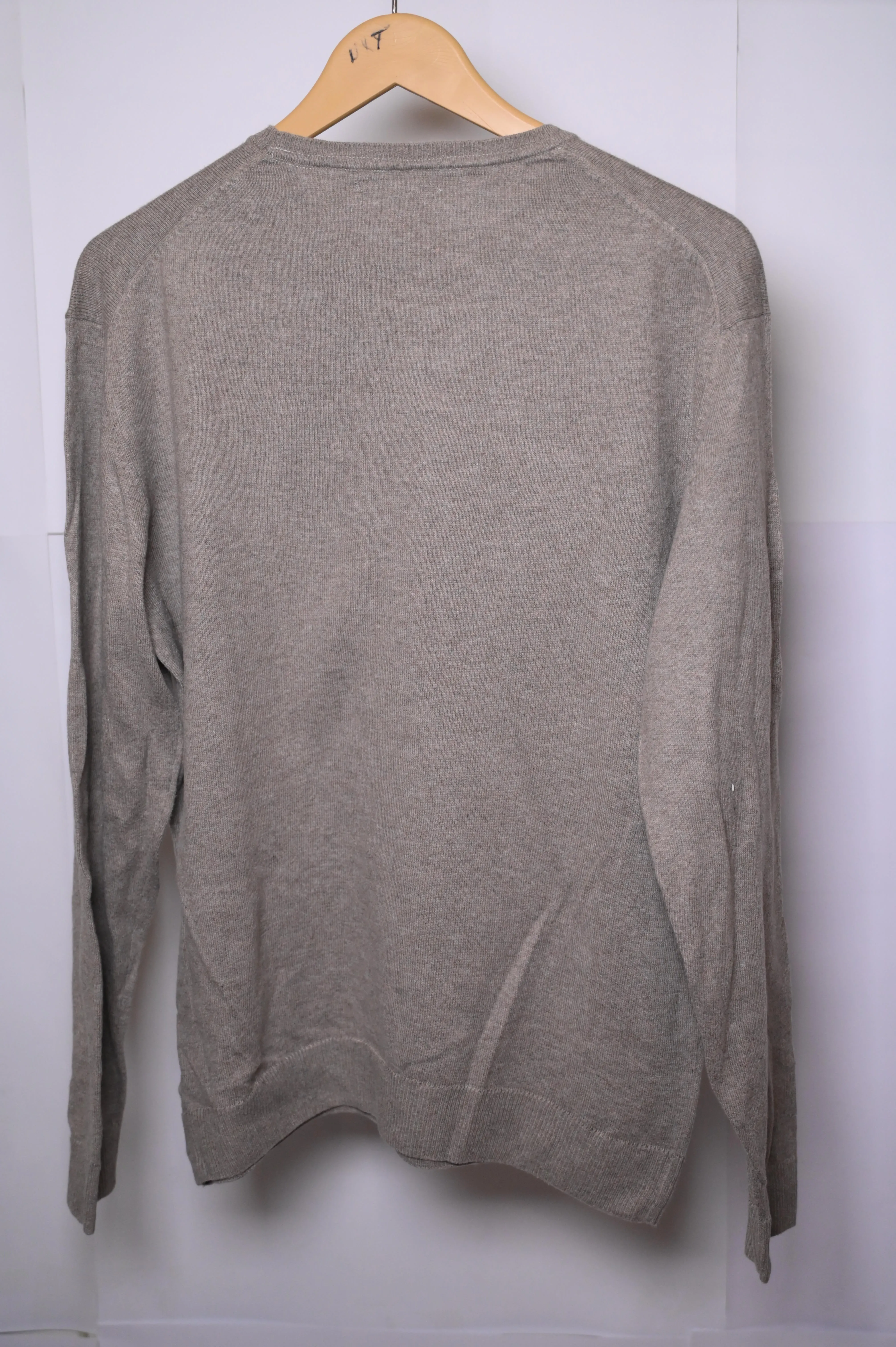 Cotton Cashmere (Cortefiel) Grey Sweatshirt - Large