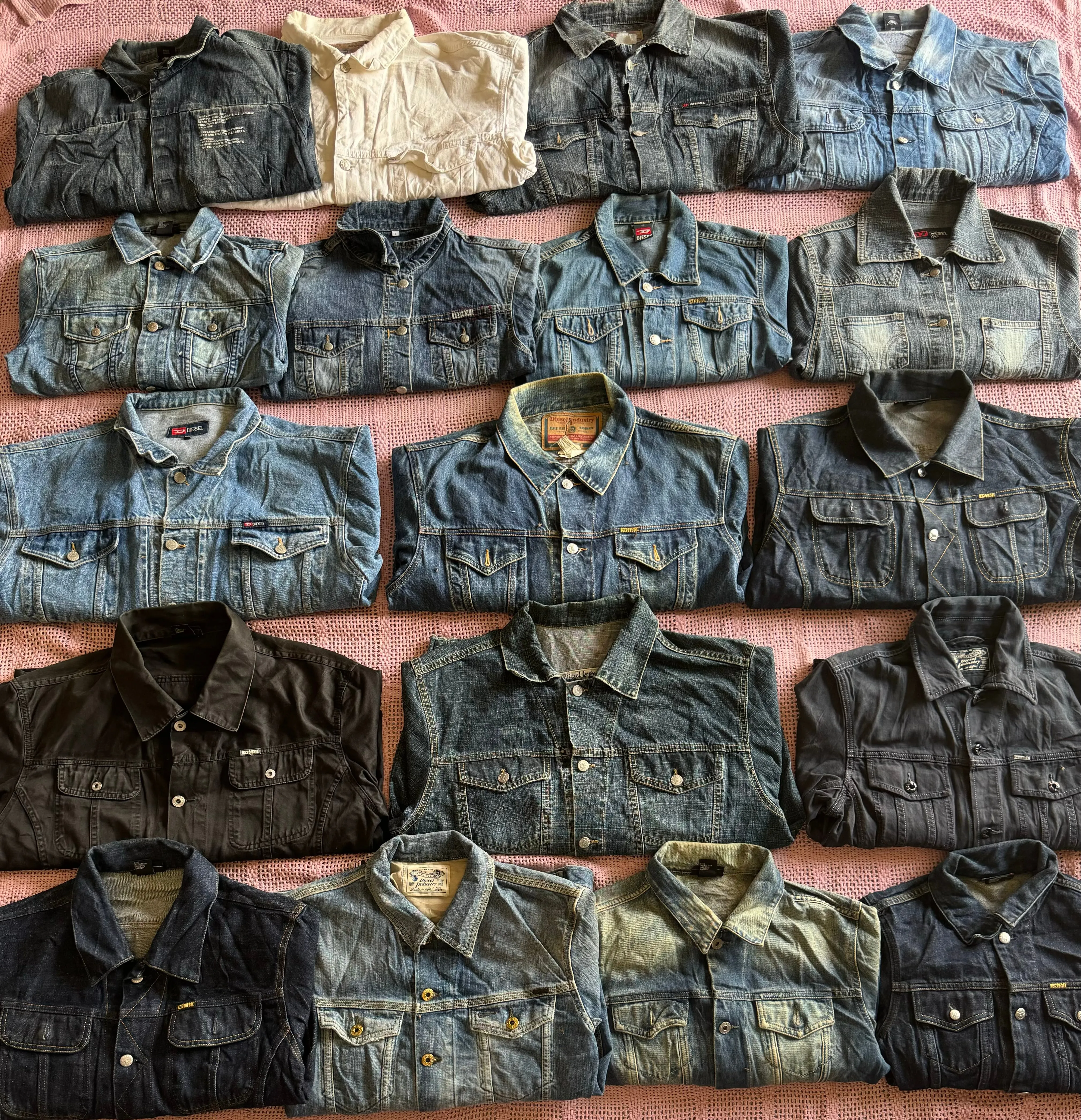 Denim Diesel jackets 18 pieces