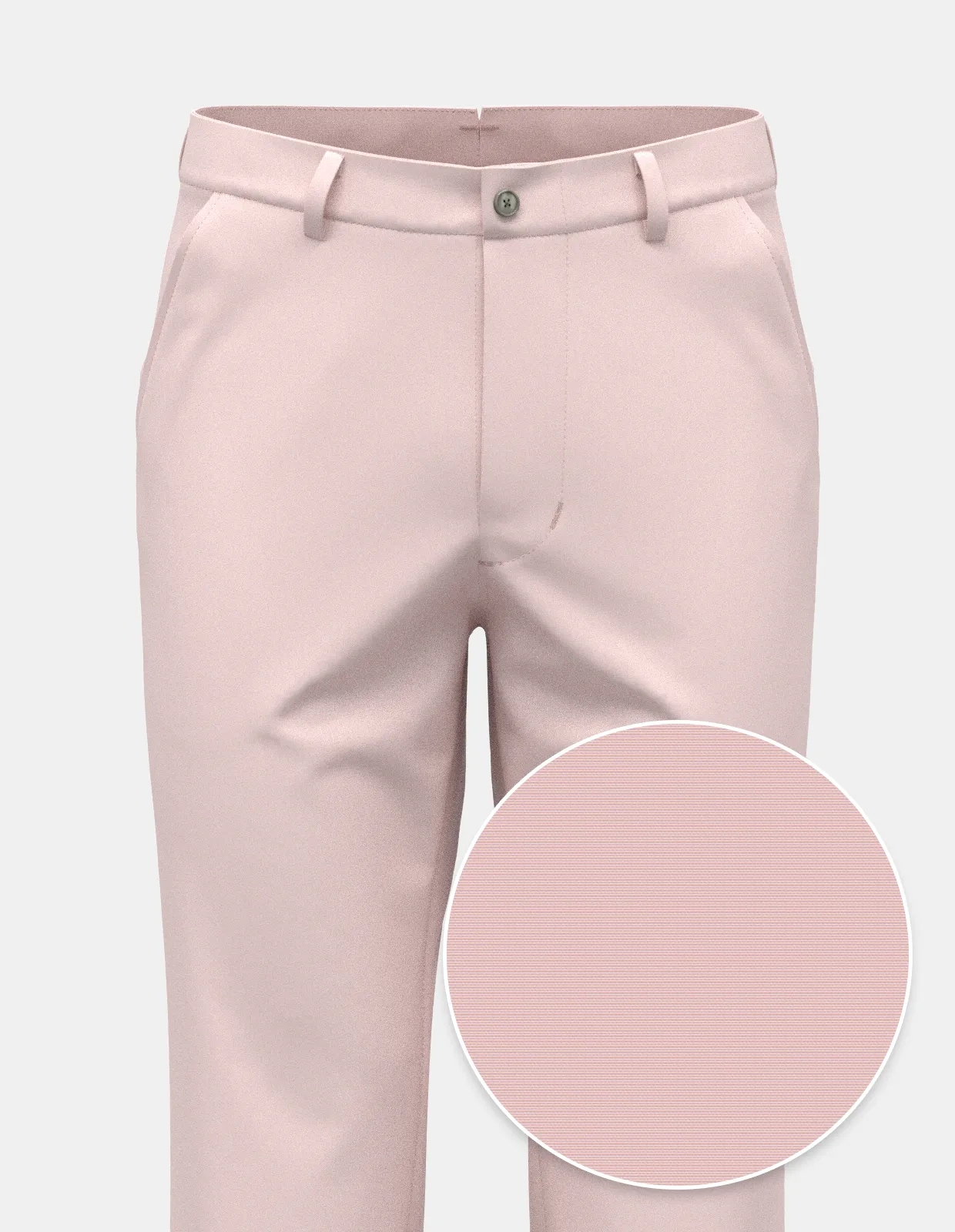 Dusty Pink European Fine Poplin | Chino