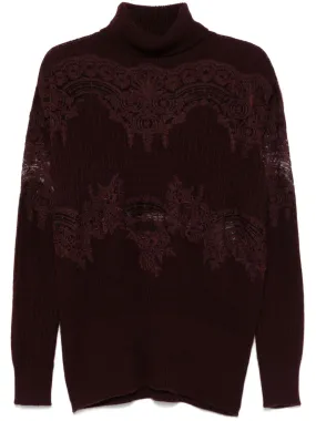 Ermanno Scervino Sweaters Bordeaux