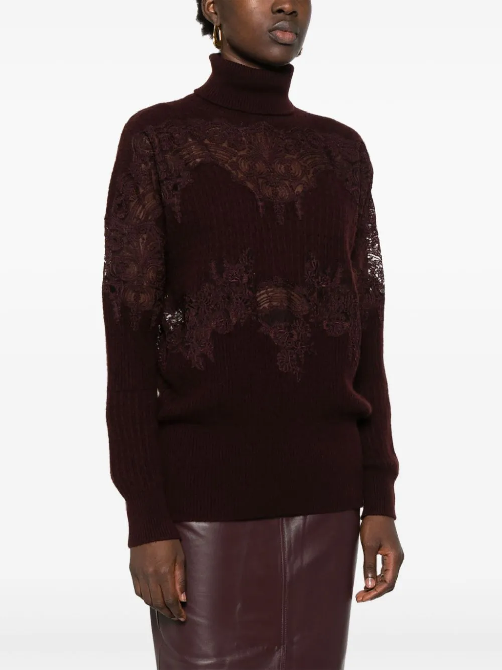 Ermanno Scervino Sweaters Bordeaux