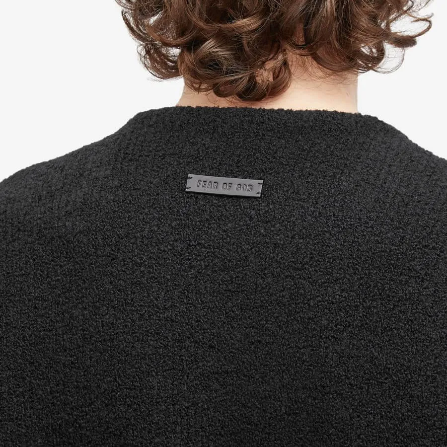 Fear Of God 8 Boucle Relaxed Jumper, black