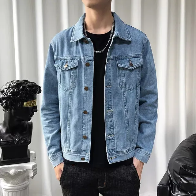 Funki Buys | Jackets | Men's Classic Denim Jacket | Slim Fit Jacket