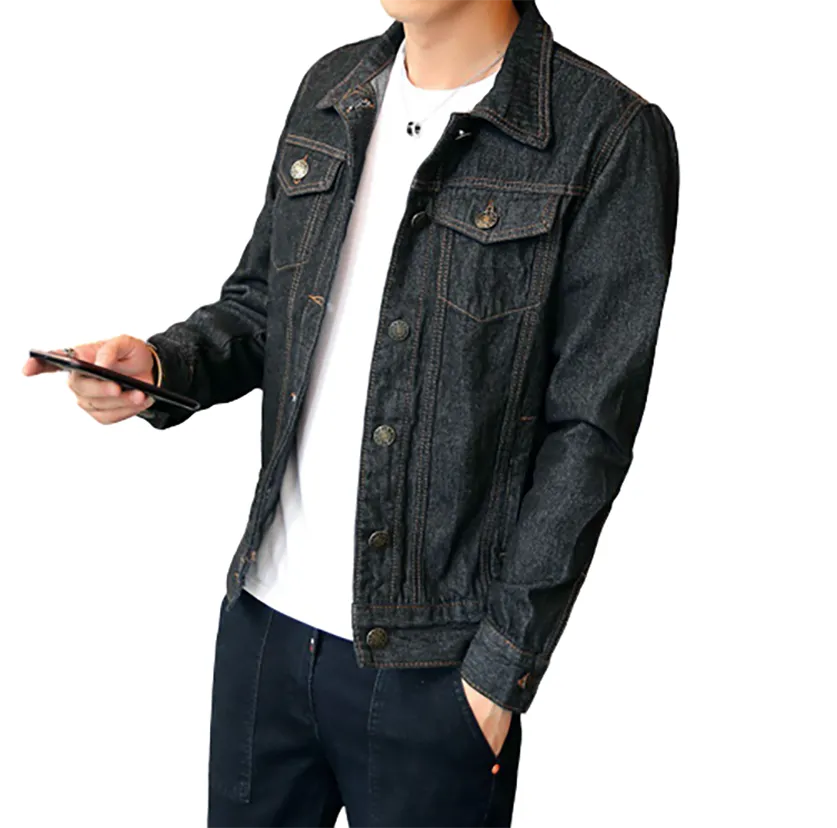 Funki Buys | Jackets | Men's Classic Denim Jacket | Slim Fit Jacket