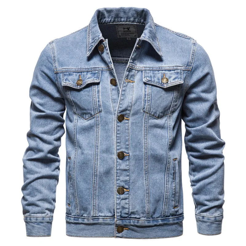 Funki Buys | Jackets | Men's Classic Denim Jacket | Slim Fit Jacket