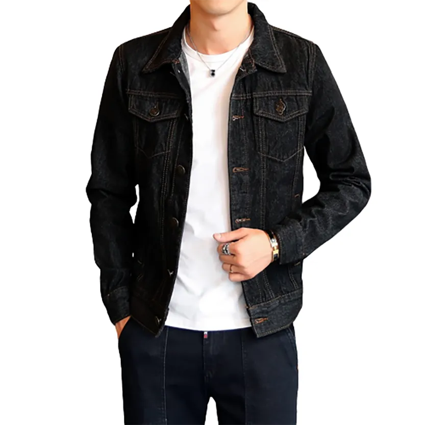 Funki Buys | Jackets | Men's Classic Denim Jacket | Slim Fit Jacket