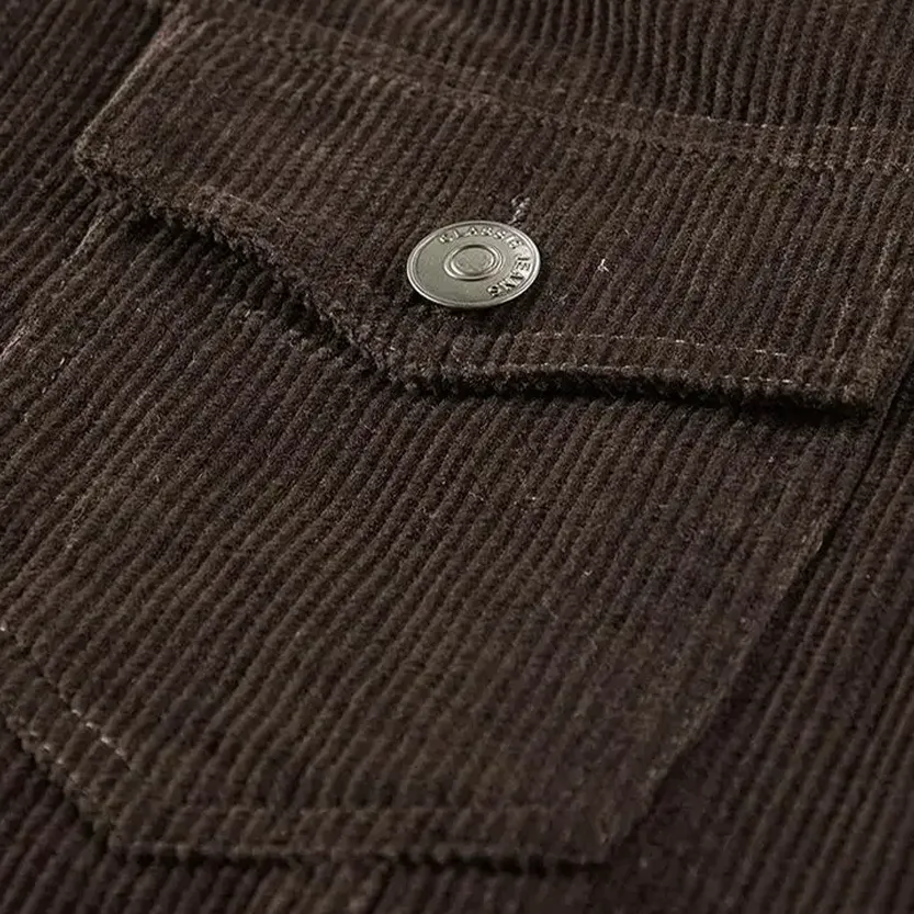 Funki Buys | Jackets | Men's Corduroy Fleece Winter Jacket