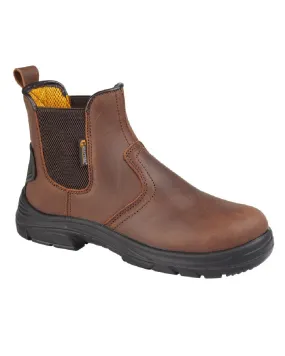 Grafters Super Wide EEEE Fit Water Resistant Safety Dealer Boots