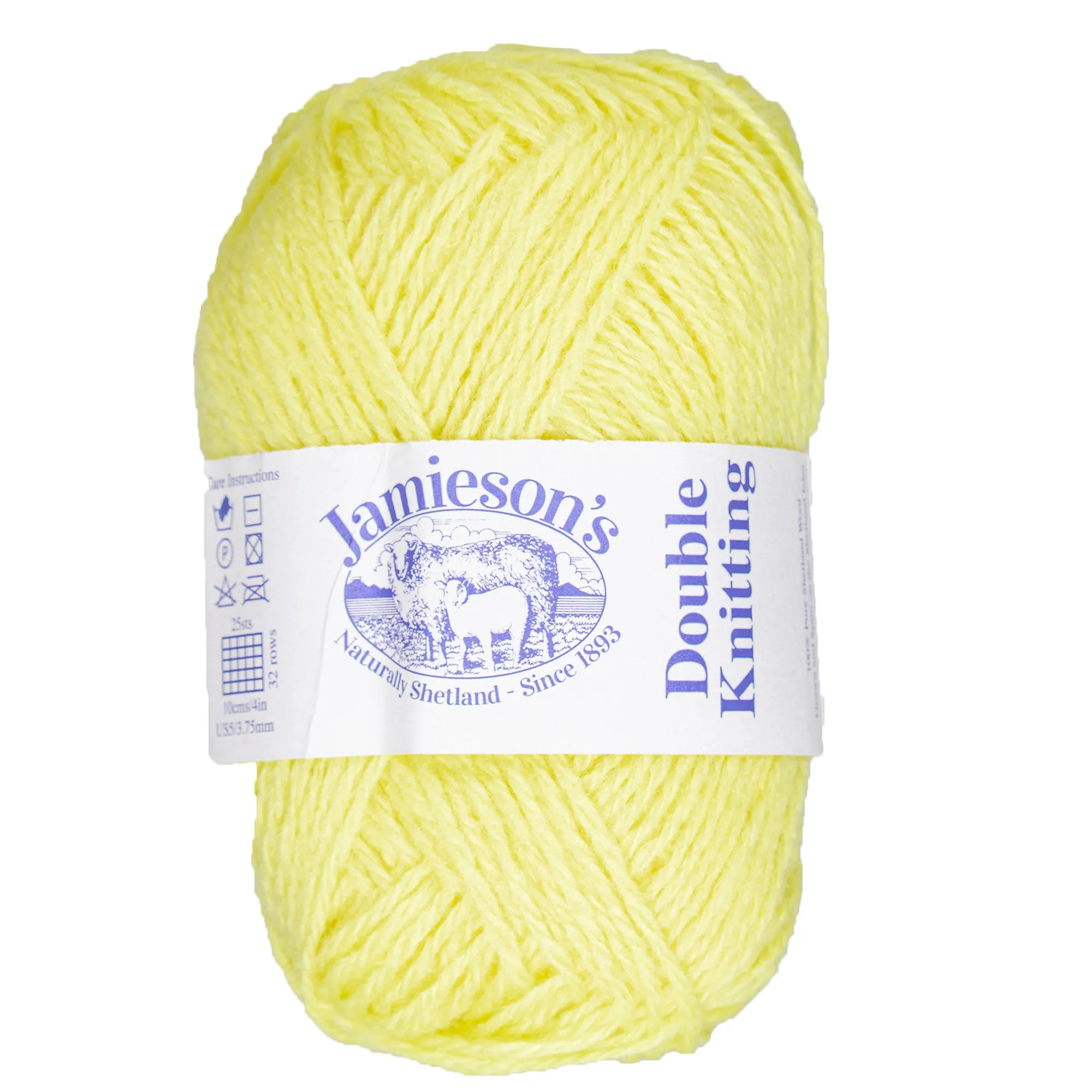 Jamieson's of Shetland Double Knitting Yarn - 350 Lemon