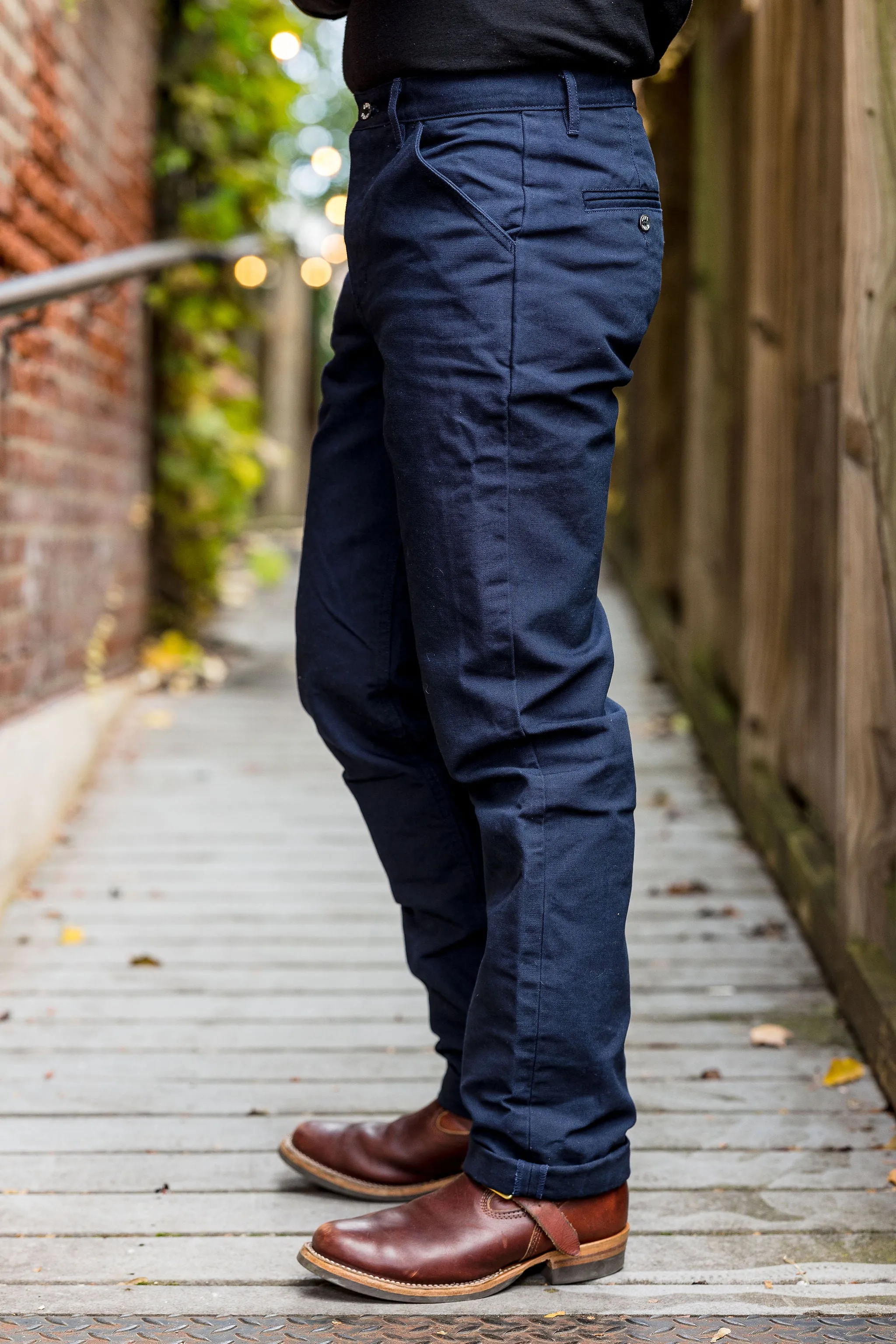 Left Field NYC Work Uniform Chino - Midnight Navy