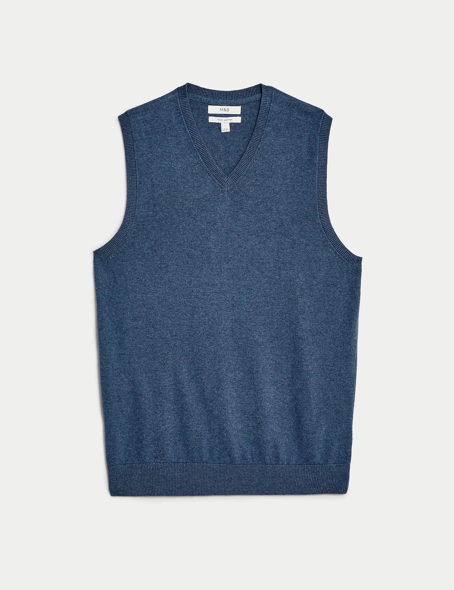 Marks & Spencer Pure Cotton Sleeveless Jumper