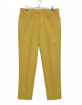 Men's Chino Trousers | Vintage Style Mustard Yellow Chino Trouser