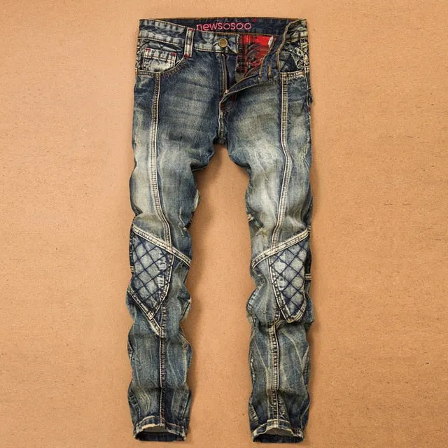 Men's Diamond Life Patterned Jeans