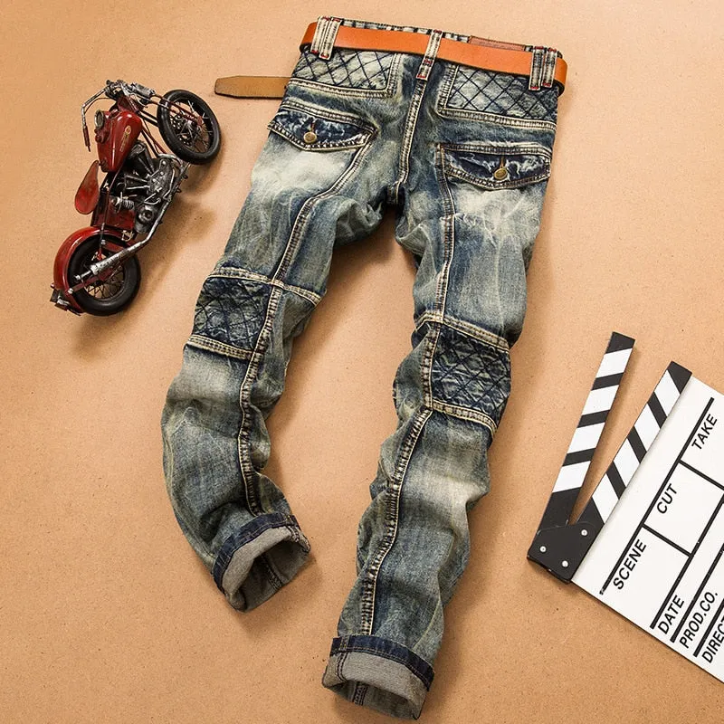 Men's Diamond Life Patterned Jeans