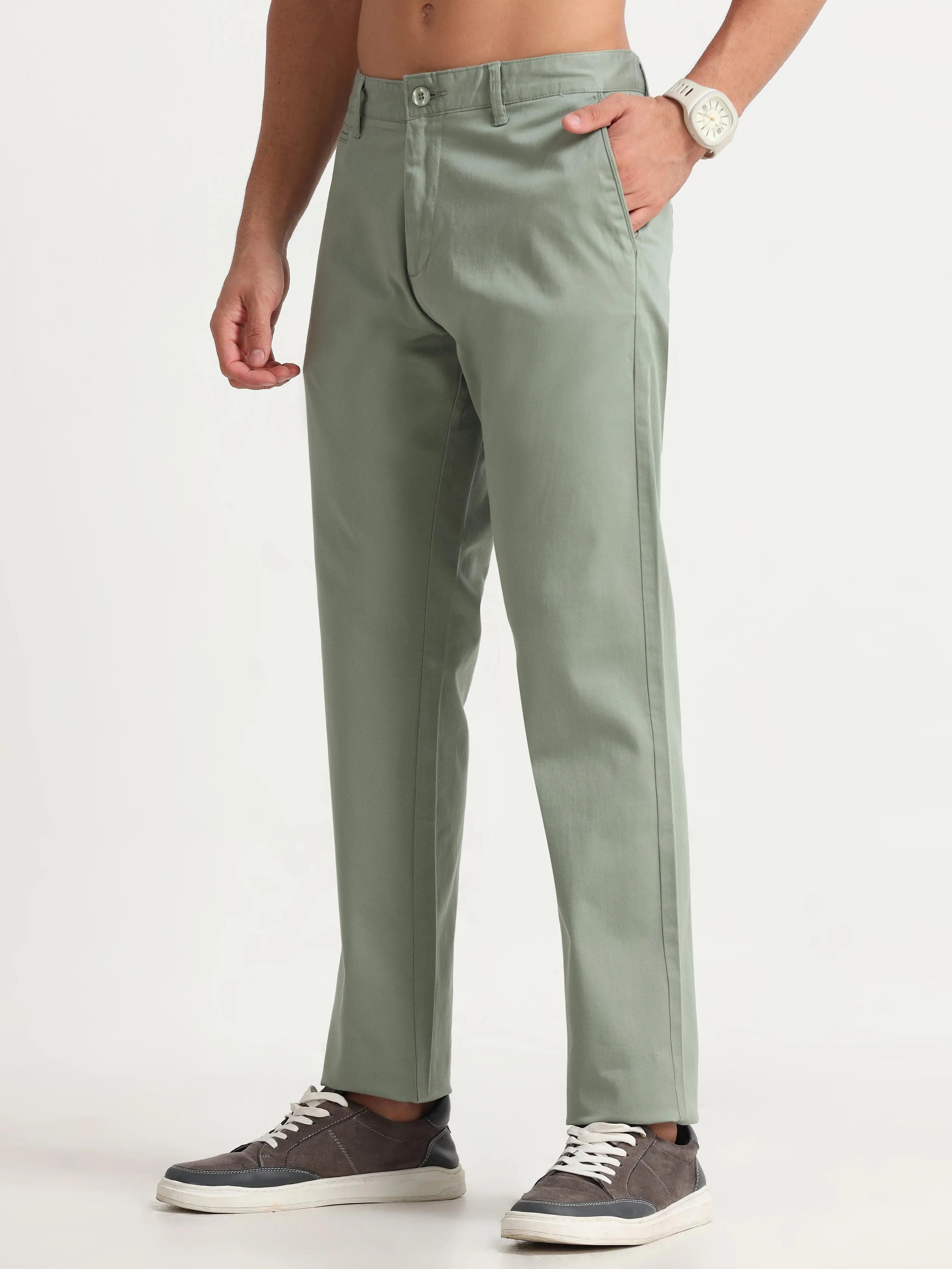 MEN'S  PISTA SOLID SLIM FIT TROUSER