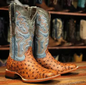 Men's Tanner Mark Print Ostrich Boot