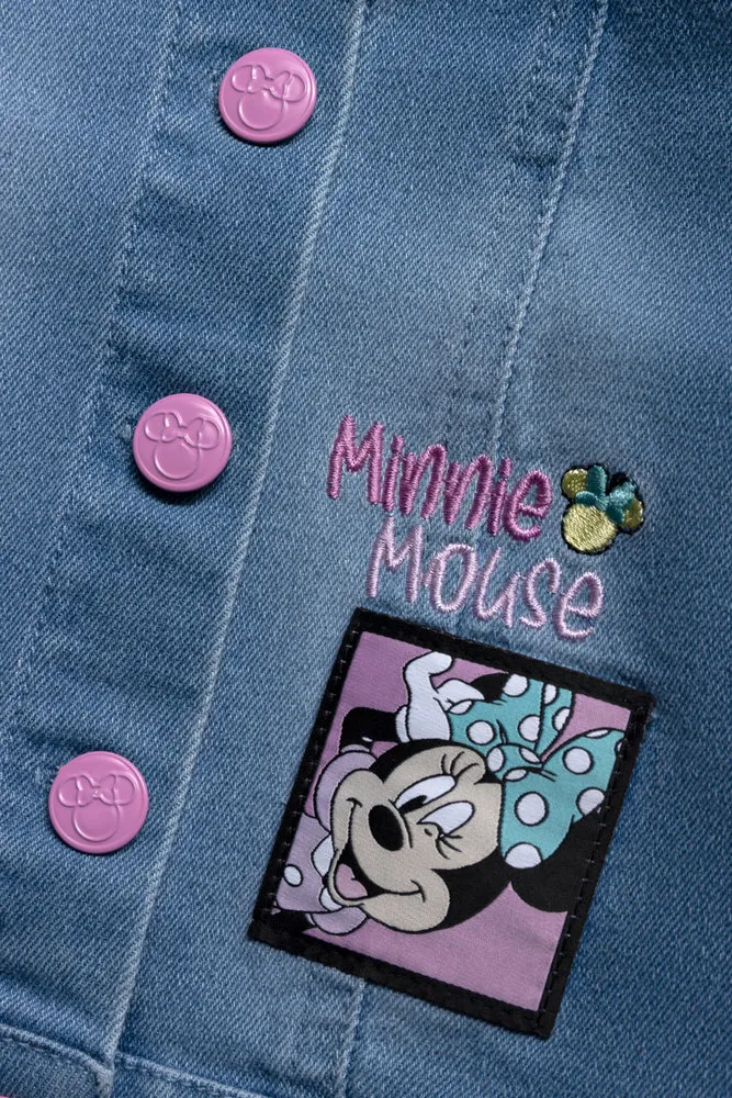 Minnie Mouse Denim Jacket Light Blue