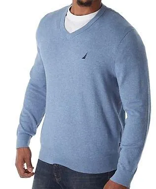 Nautica Mens Navtech V-Neck Classic Fit Sweater