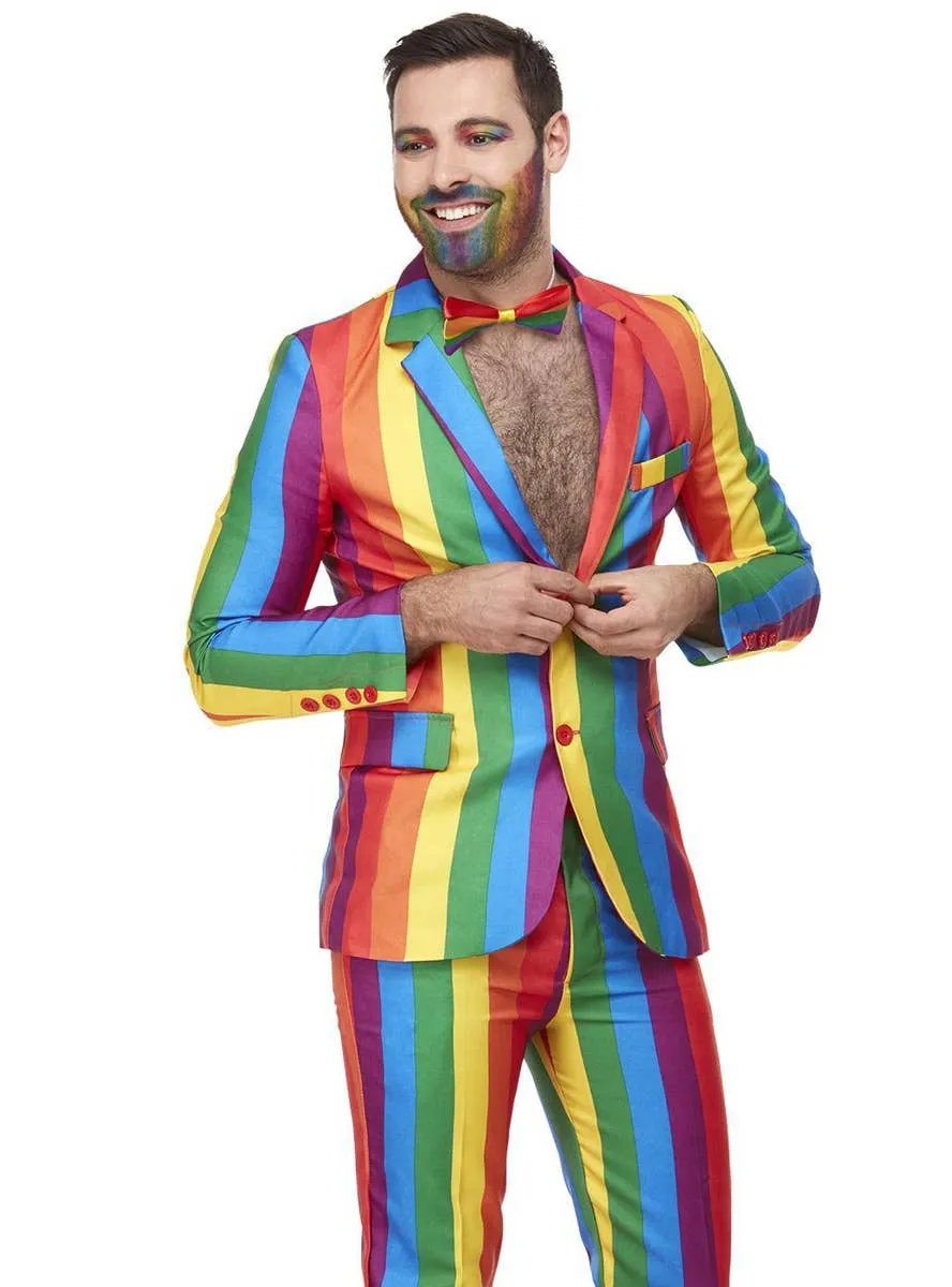 Over The Rainbow Mens Deluxe Stand Out Suit