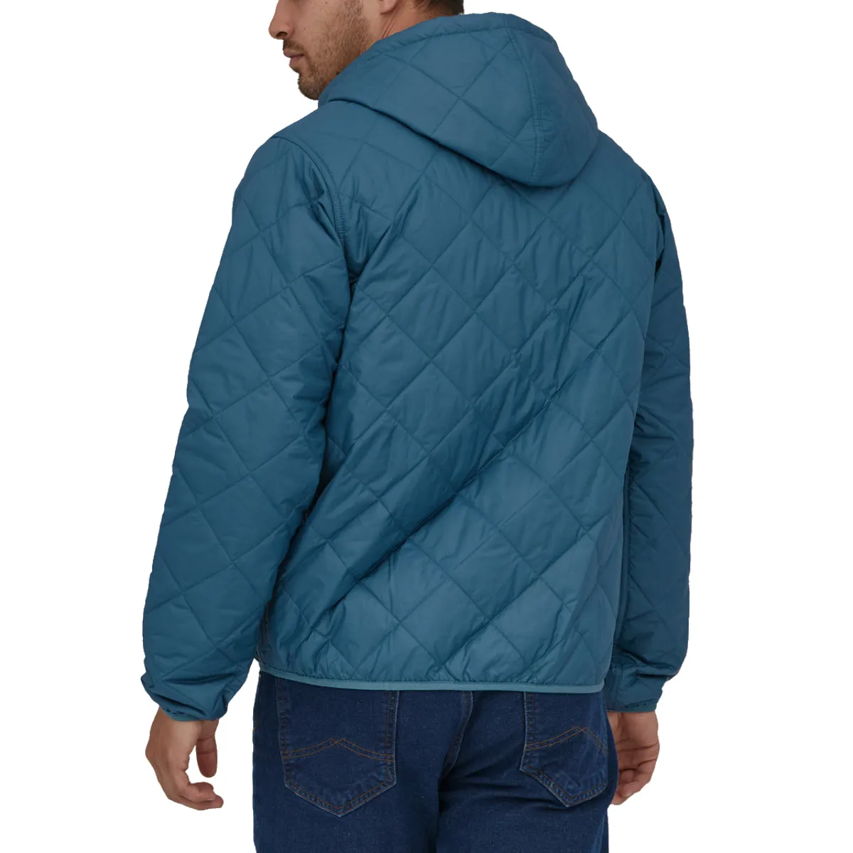 Patagonia Diamond Quilted Bomber Hooded Zip Jacket