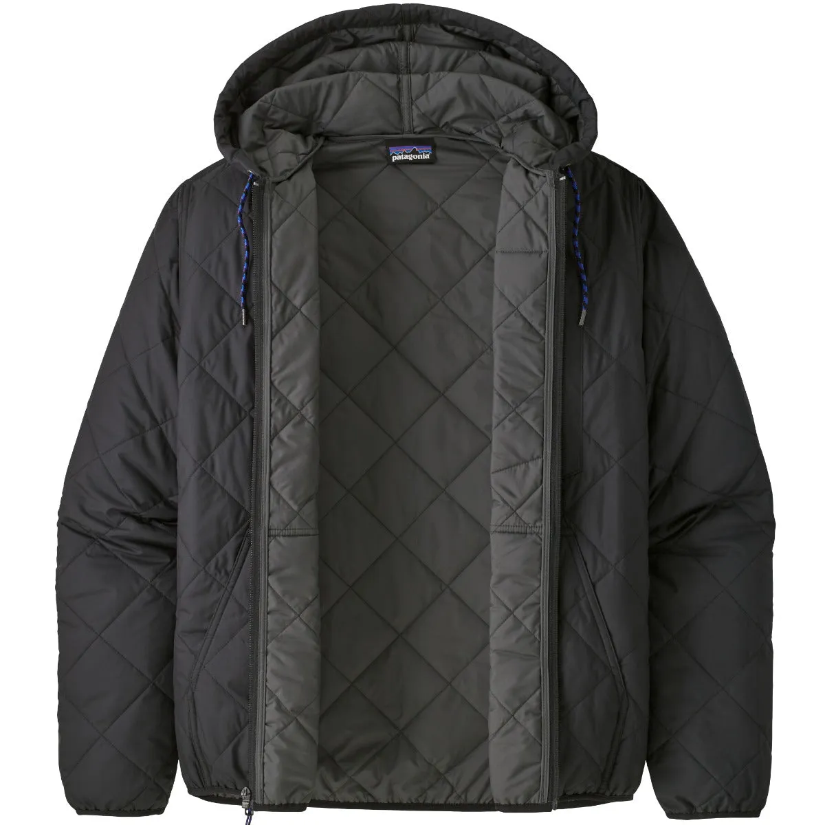 Patagonia Diamond Quilted Bomber Hooded Zip Jacket