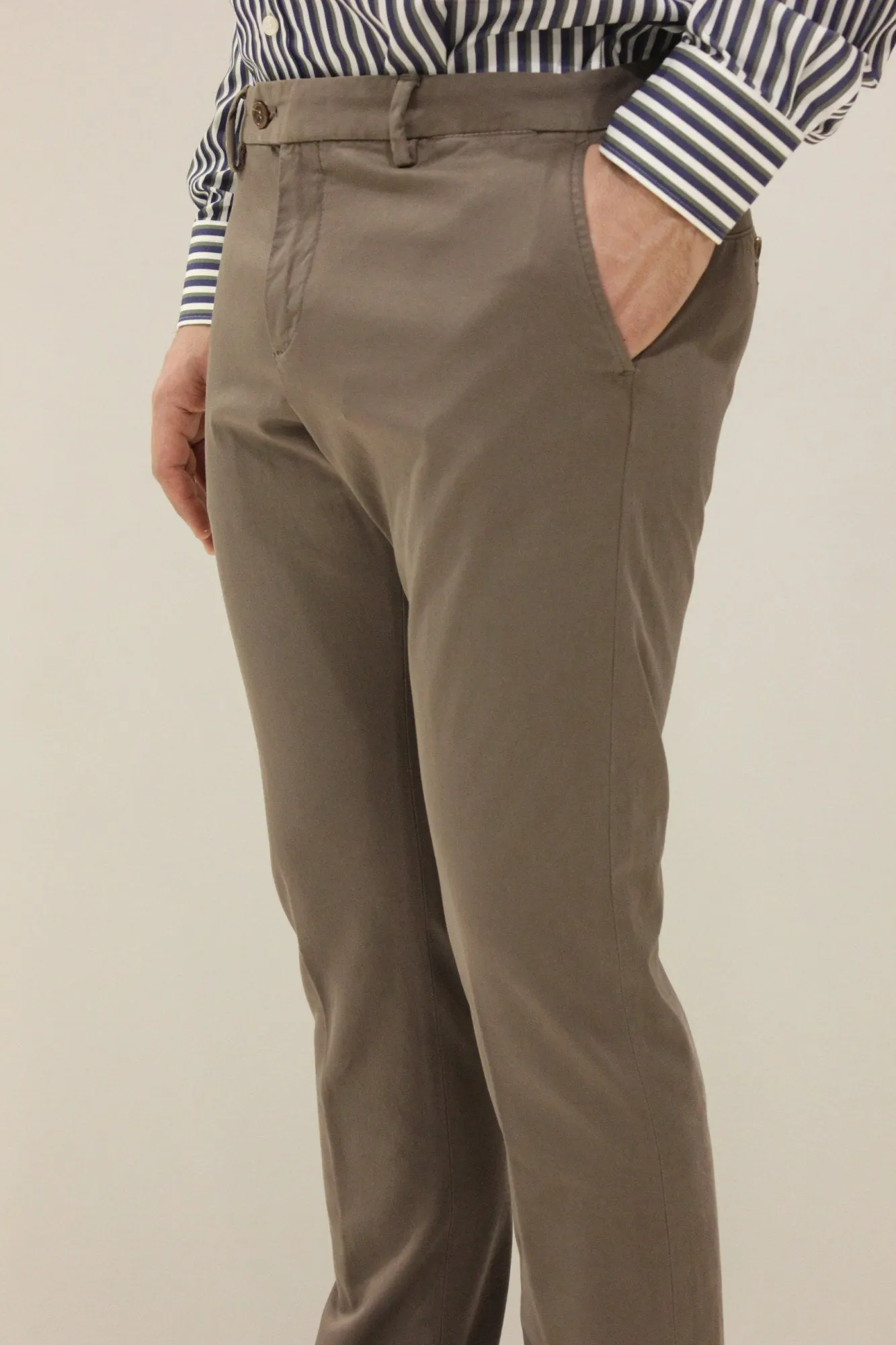 Paul & Shark Trousers Chino Shark Fit | Chocolate