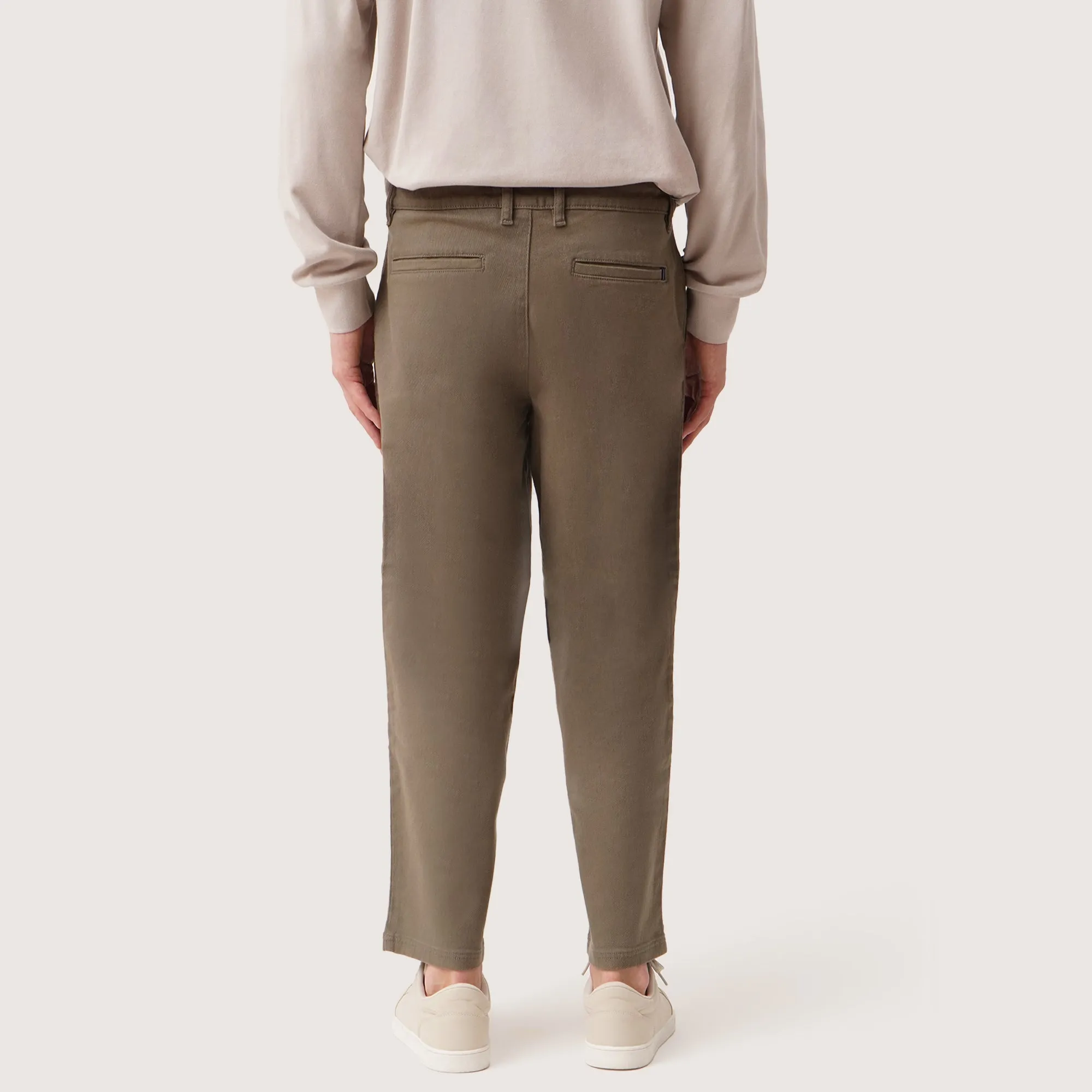 Regular Fit Trousers In Twill